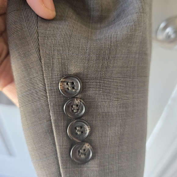Lauren Ralph Lauren Sports Coat Men 52R Gray Black 100% Wool 2button Pinstripe - Picture 14 of 15